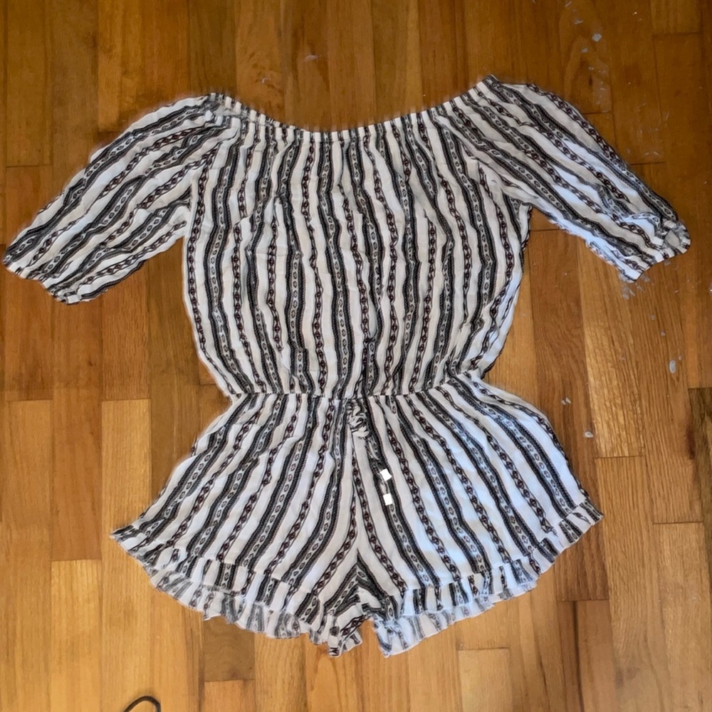 Off the shoulder romper